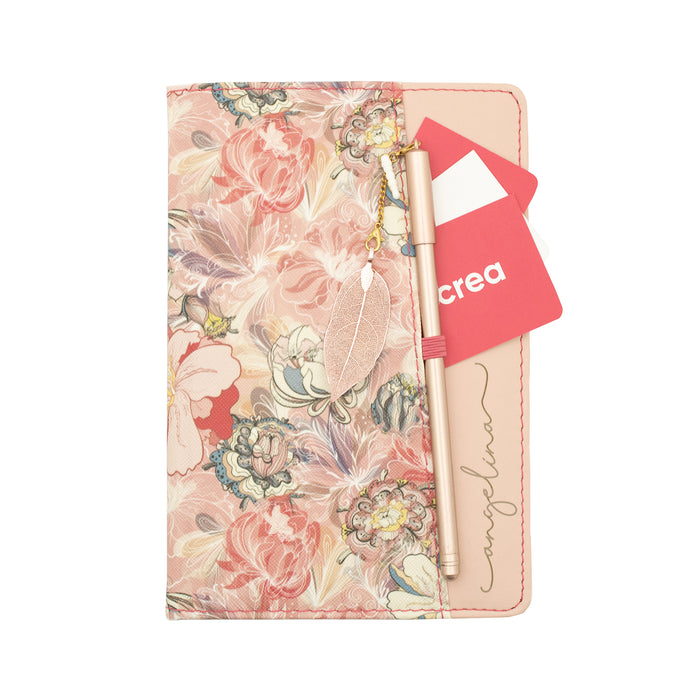 Personalized Flower Bound Notebook, Botanical Notebook, Flower Notebook, Gift For Her, Striped Writing Diary, Gift Idea,Diary Notebook