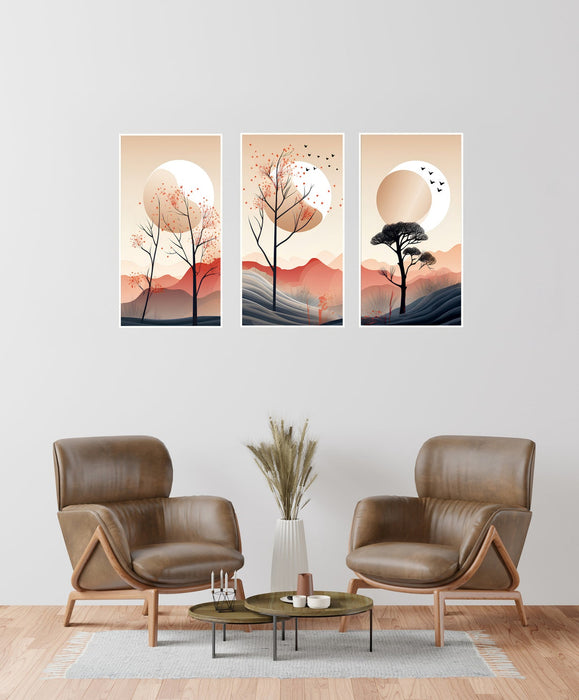 Personalized 3-piece Decota Printed Table, Painting, Portrait, Landscape , Family Photos , Gift , Special Product , Decor Product, Rectangle