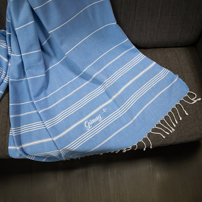 Personalized Turkish Beach Towel, Turkish Bath Towel, Yoga Towel, Bridesmaid gifts, Beach Cover, Wedding gifts, Large Towel, Peshtemal