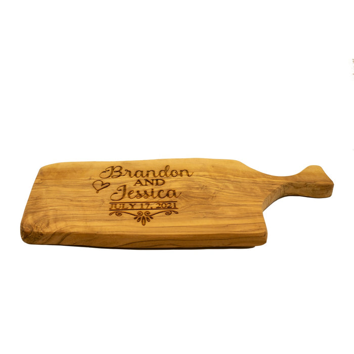 Personalized Cutting Board, Presentation Board,Personalized Wedding Gift, Olive Wood Board, Cutting Board, Engraving Embroidered Custom Gift