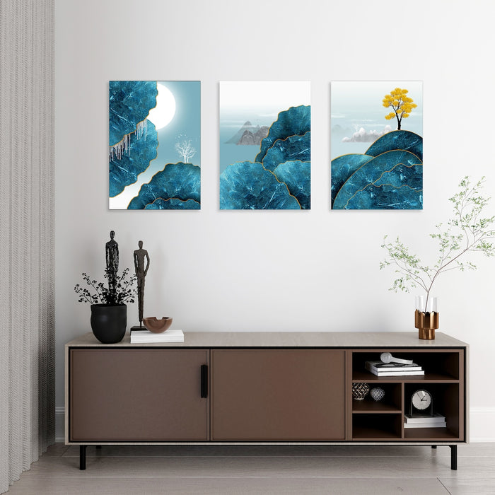 Personalized 3-piece Decota Printed Table, Painting, Portrait, Landscape , Family Photos , Gift , Special Product , Decor Product