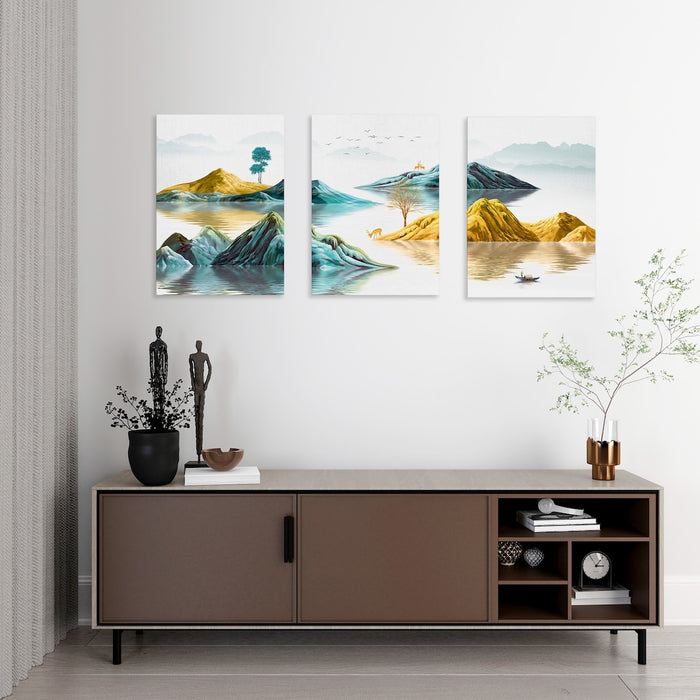 Personalized 3-piece Decota Printed Table, Painting, Portrait, Landscape , Family Photos , Gift , Special Product , Decor Product